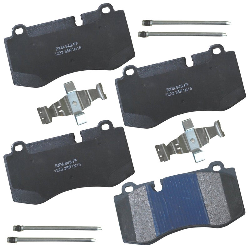 بنديكس Bendix Premium SBM1223 وسادات الفرامل الأمامية شبه المعدنية لموديلات مختارة Mercedes-Benz CL550، CL600، S350، S400، S450، S550، S600، SL550، SL550 - Image 1